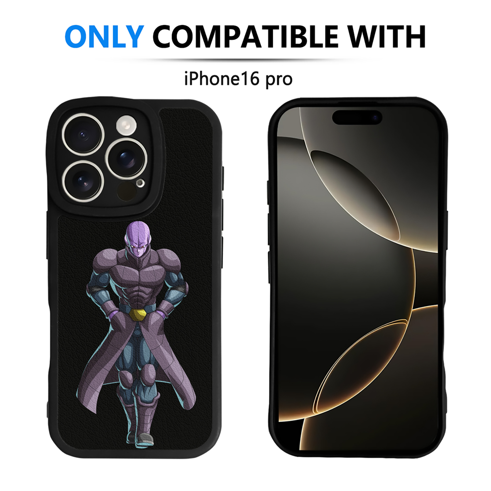 （画像用） ドラゴンボール DRAGON BALL 【iPhone 16シリーズ対応】シリコンスマホケース（レザー調） 材質：シリコン
